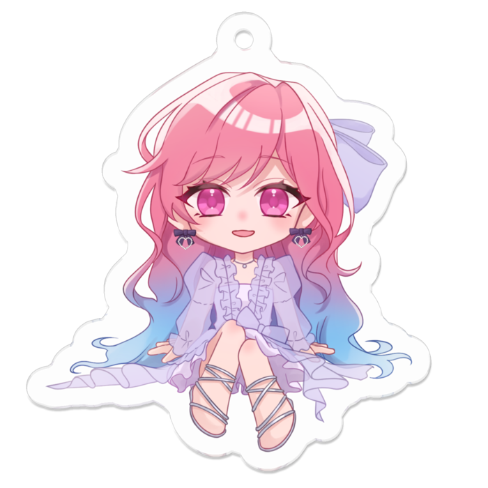 アクリルキーホルダー - 50 x 50 (mm)