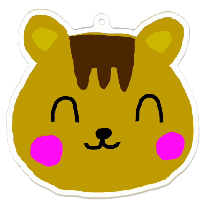 アクリルキーホルダー - 70 x 70 (mm)