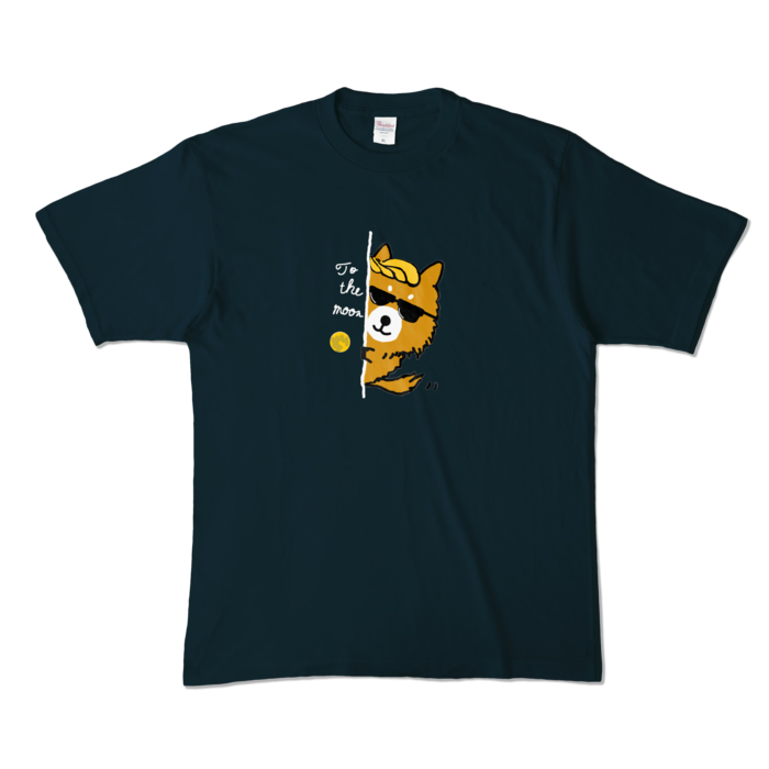 カラーTシャツ - XL - ネイビー (濃色)