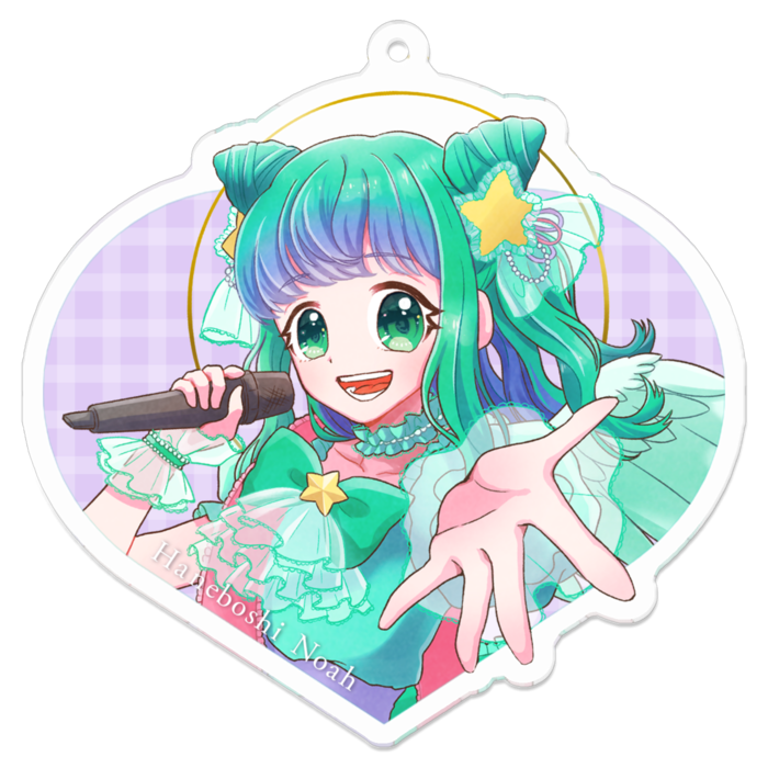 アクリルキーホルダー - 70 x 70 (mm)