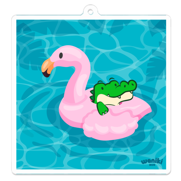 アクリルキーホルダー - 70 x 70 (mm)