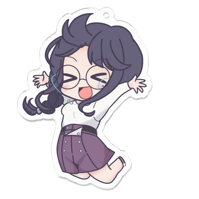 アクリルキーホルダー - 70 x 70 (mm)