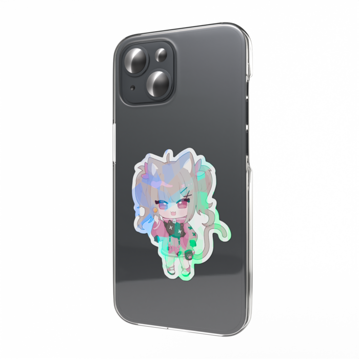 ホログラムスマホステッカー - 縦