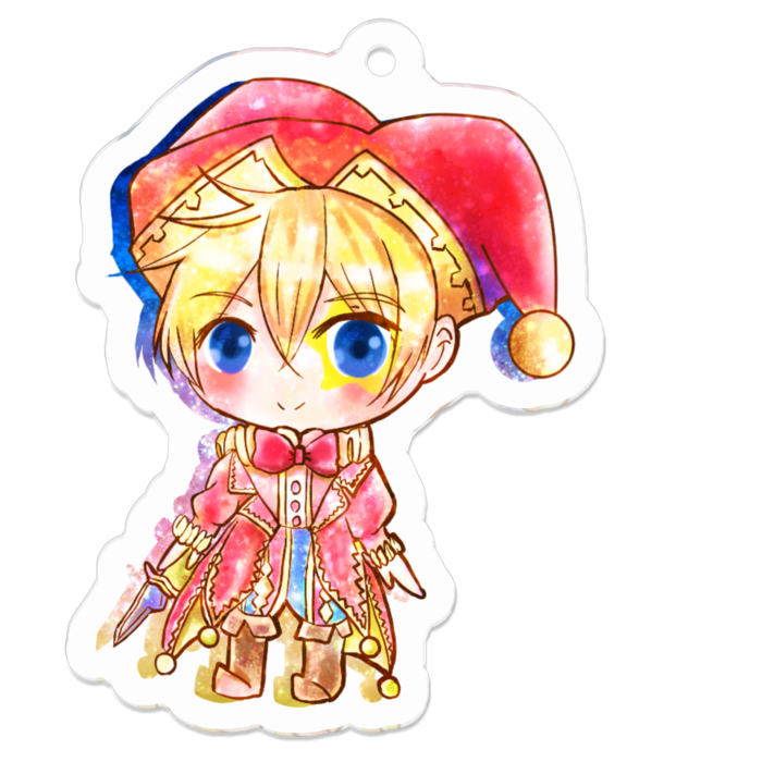 アクリルキーホルダー - 50 x 50 (mm)