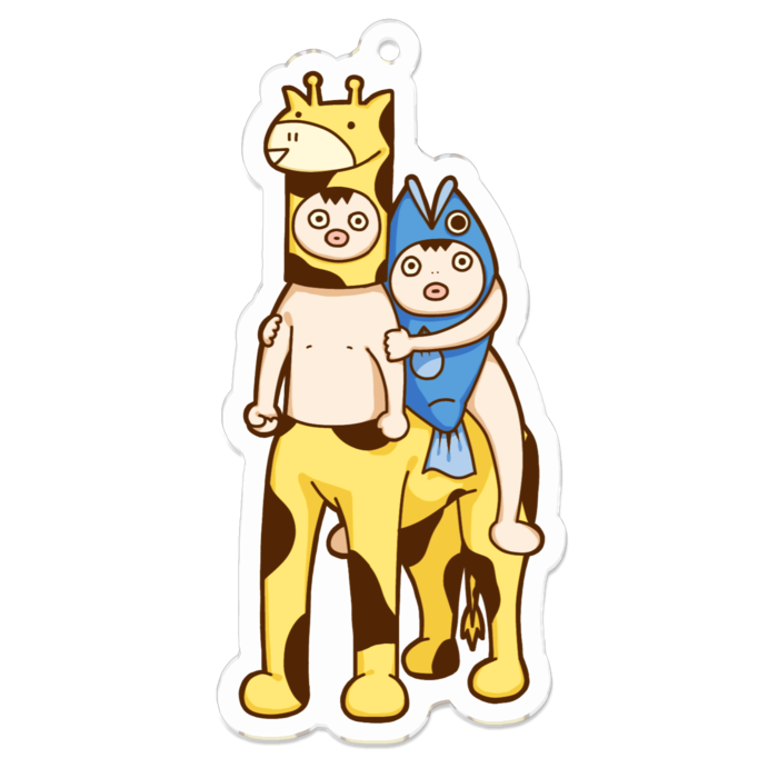 アクリルキーホルダー - 70 x 70 (mm)