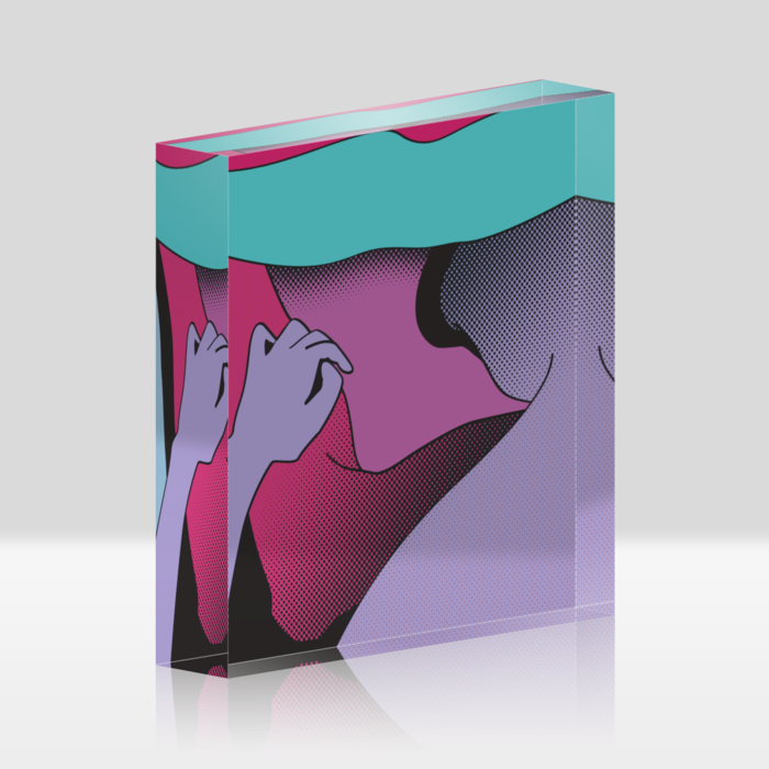 アクリルブロック - 100x100mm