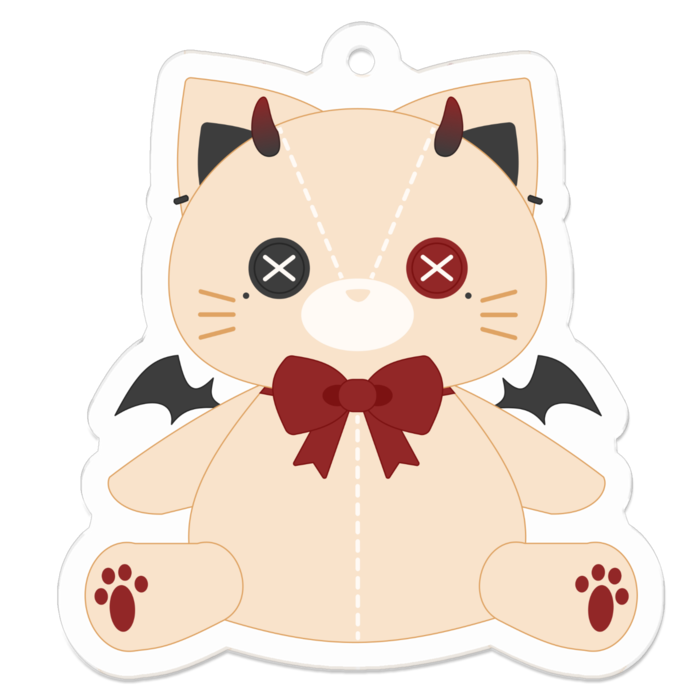 アクリルキーホルダー - 50 x 50 (mm)