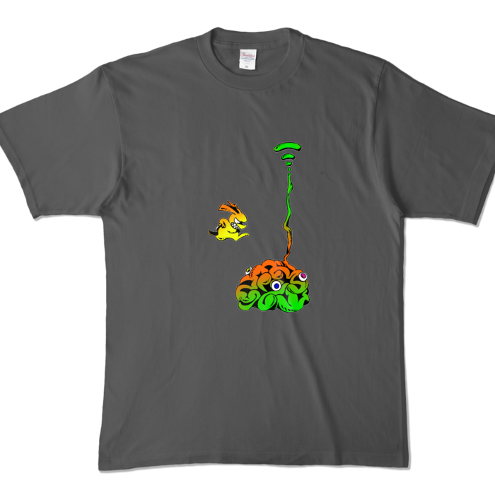 カラーTシャツ - XL - チャコール (濃色)(4)