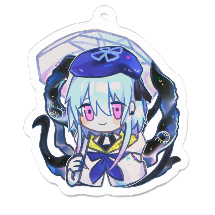 アクリルキーホルダー(コーティング) - 50 x 50 (mm)