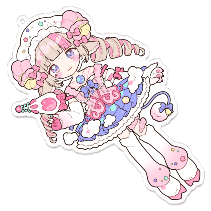 アクリルキーホルダー - 100 x 100 (mm)