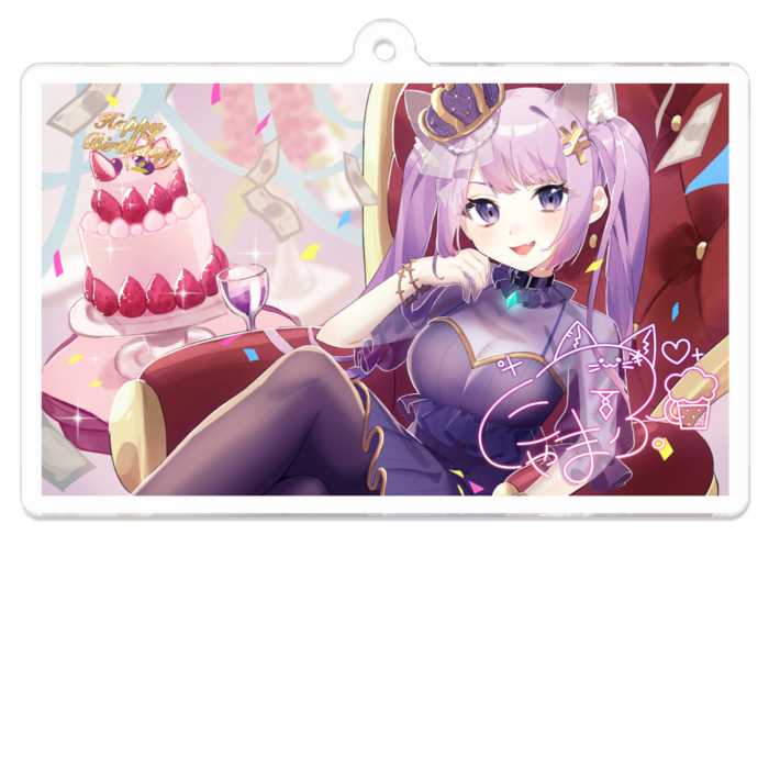 アクリルキーホルダー - 70 x 70 (mm)