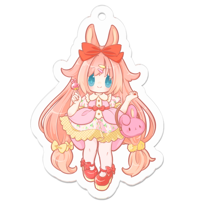 アクリルキーホルダー - 50 x 50 (mm)