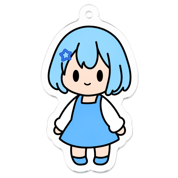 アクリルキーホルダー - 50 x 50 (mm)