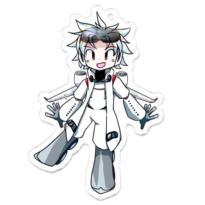 アクリルキーホルダー - 70 x 70 (mm)