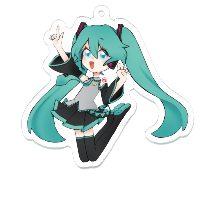 アクリルキーホルダー - 70 x 70 (mm)
