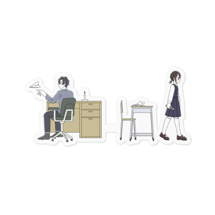 ステッカー - 100 x 100 (mm)