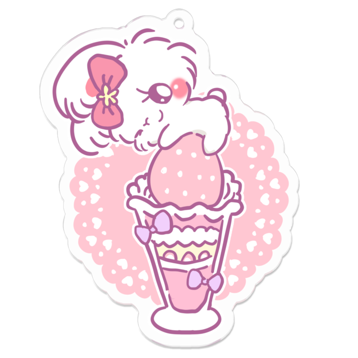 アクリルキーホルダー - 70 x 70 (mm)