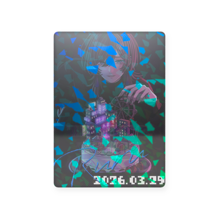 プラスチックカード - トレカ（63 × 88mm）