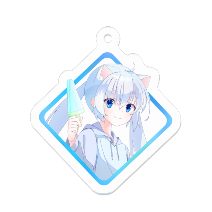 アクリルキーホルダー - 50 x 50 (mm)