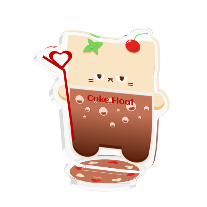 コーラフロート（ジト目）