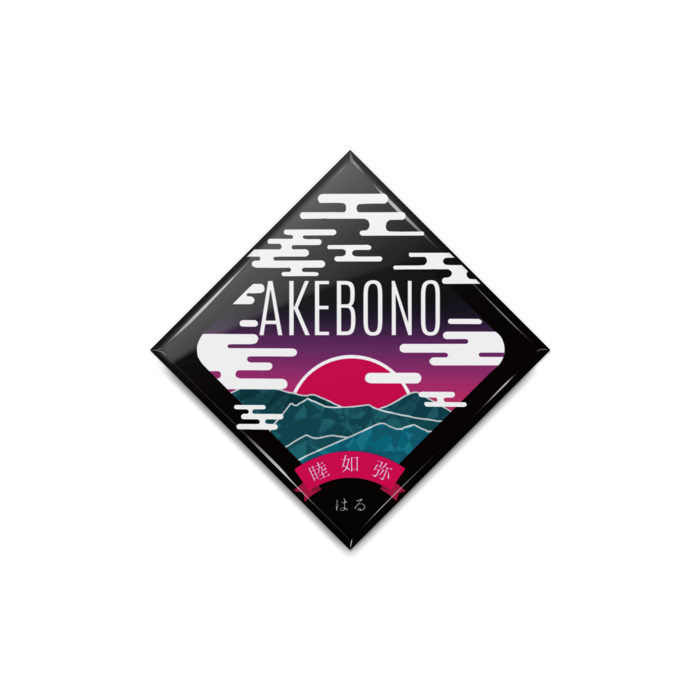 缶バッジ - ひし形40mm