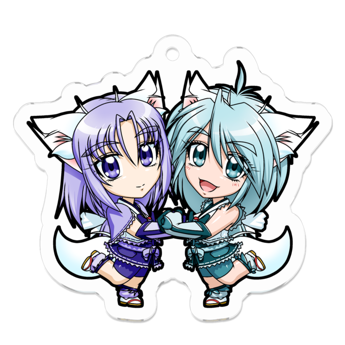 アクリルキーホルダー - 50 x 50 (mm)