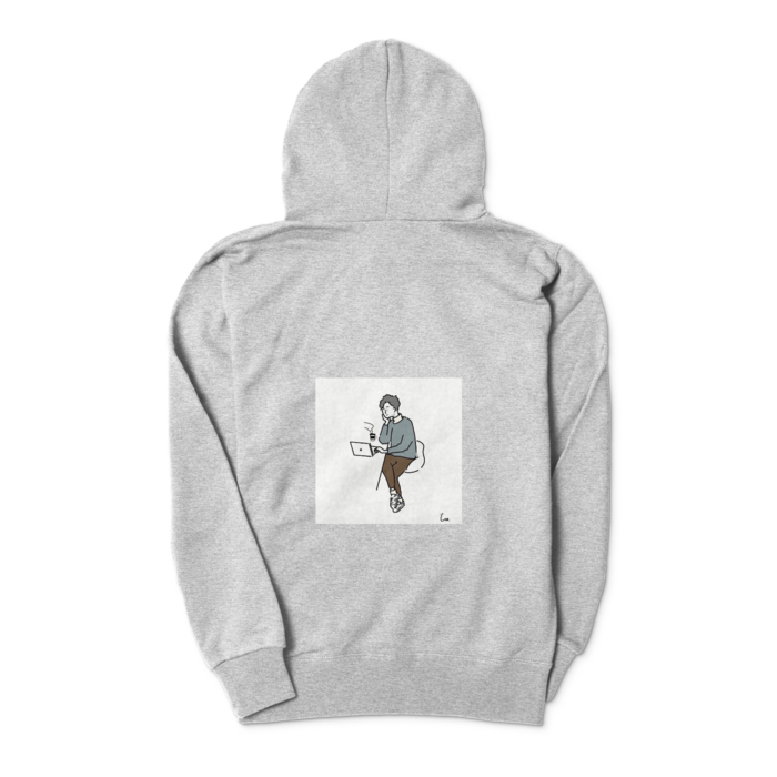 パーカー - S - 杢グレー