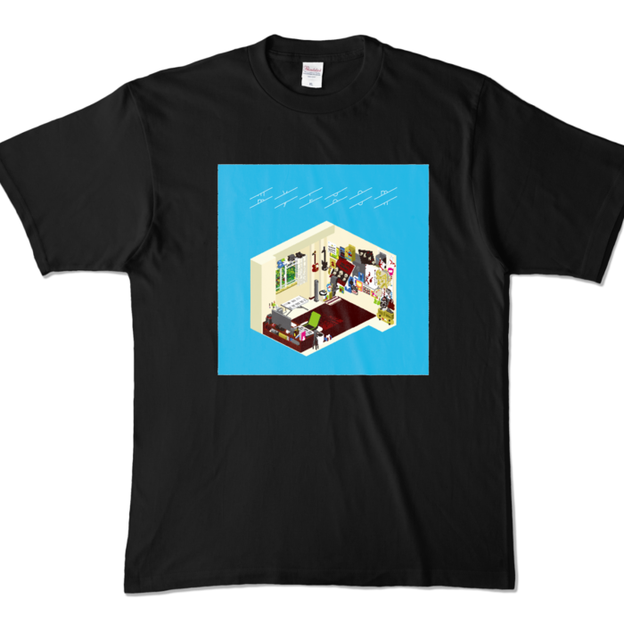 カラーTシャツ - XL - ブラック (濃色)