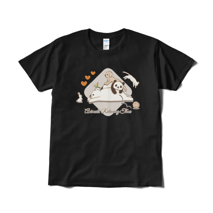 Tシャツ短納期　黒色　L