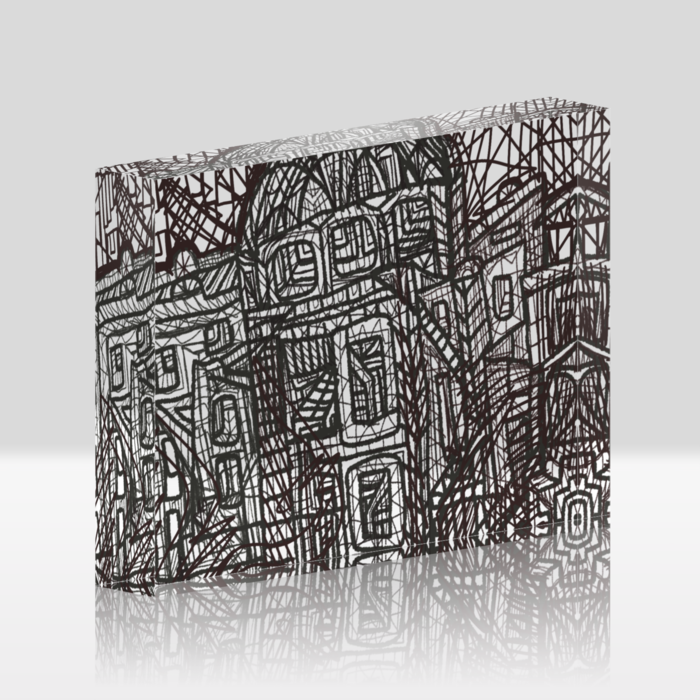 アクリルブロック - 148 × 100mm