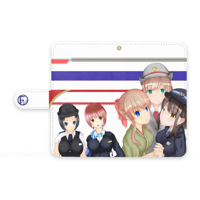 手帳型Androidケース - M - ストラップ穴 あり