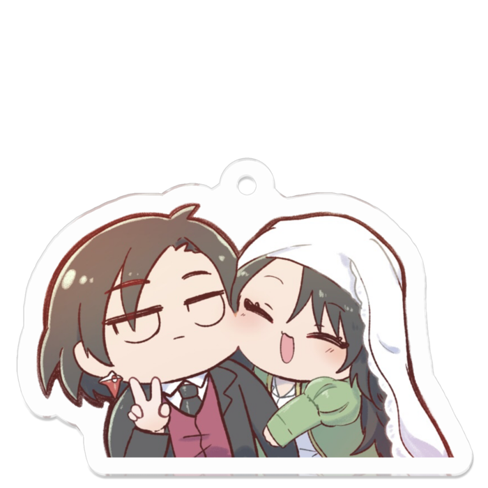 アクリルキーホルダー - 50 x 50 (mm)