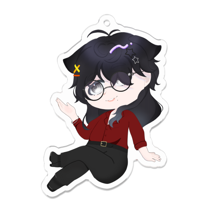 アクリルキーホルダー - 70 x 70 (mm)