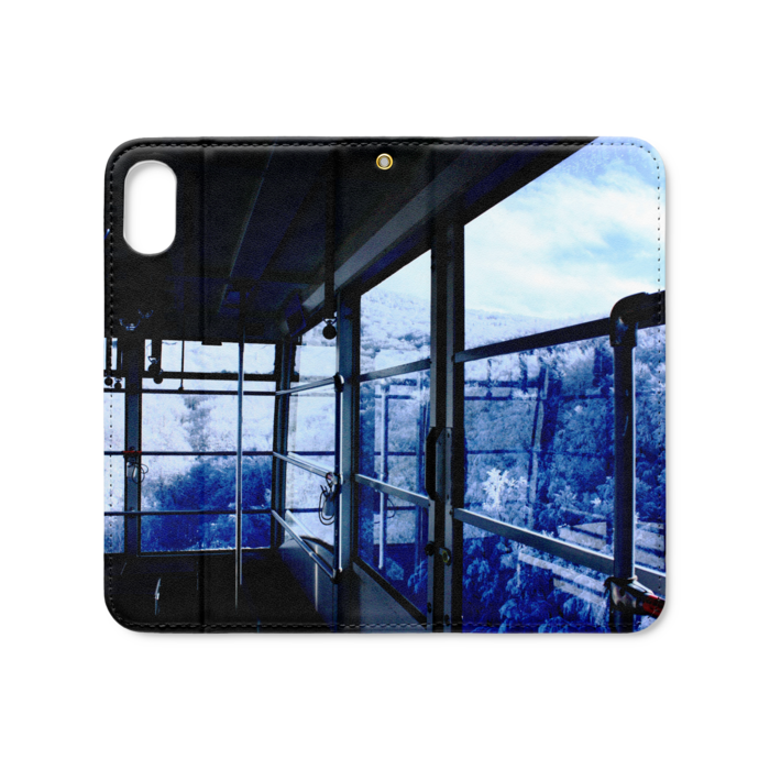 手帳型iPhoneケース（ベルトなし） - iPhone XS / X - ストラップ穴 あり