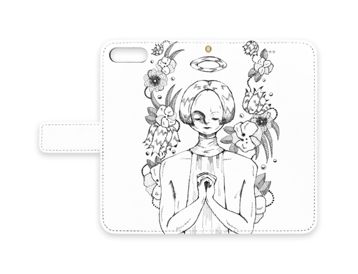 手帳型iPhoneケース - iPhone 8 Plus / 7 Plus - ストラップ穴 あり