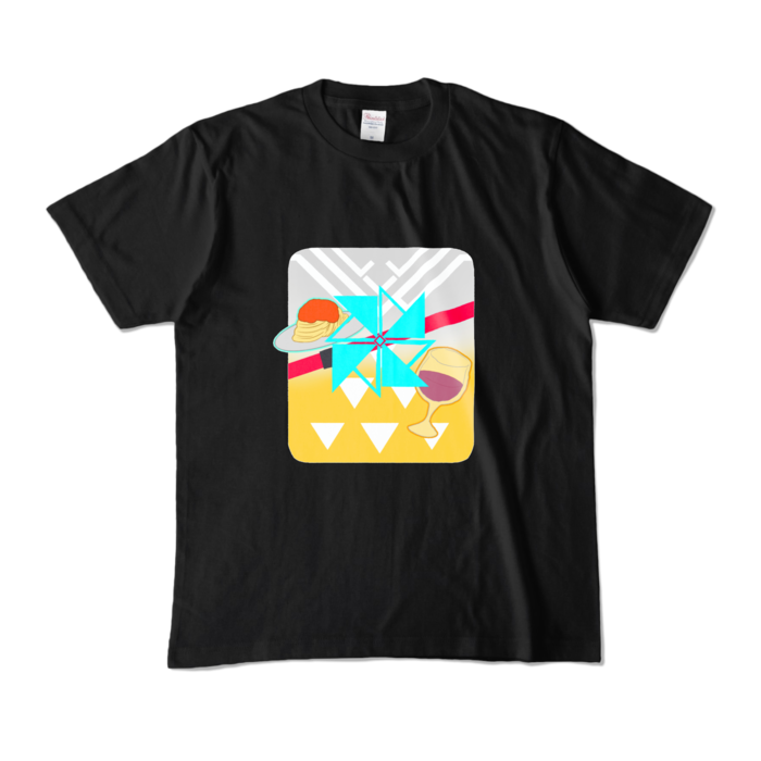 風楽奏斗カラーTシャツ - M - ブラック (濃色)
