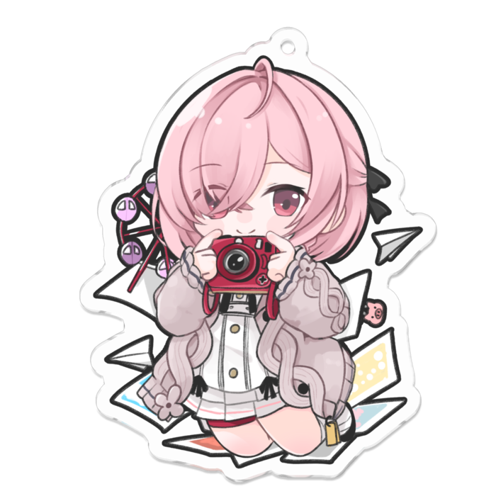 アクリルキーホルダー - 70 x 70 (mm)