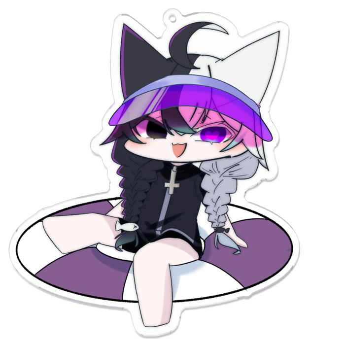 アクリルキーホルダー - 100 x 100 (mm)