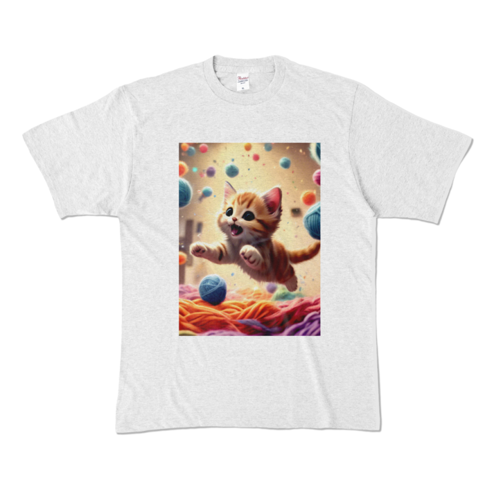 カラーTシャツ - XL - アッシュ (淡色)