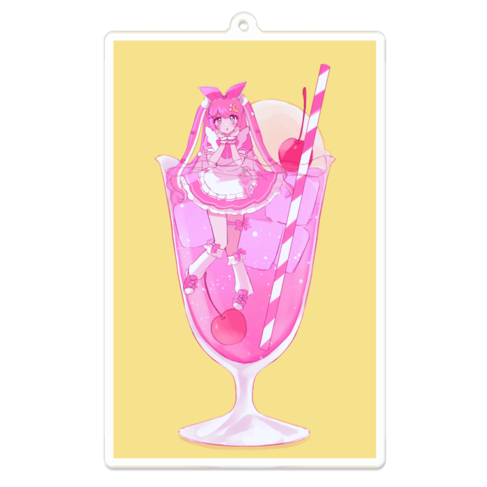 アクリルキーホルダー - 100 x 100 (mm)