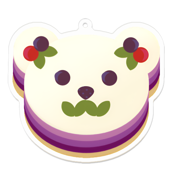 アクリルキーホルダー - 70 x 70 (mm)