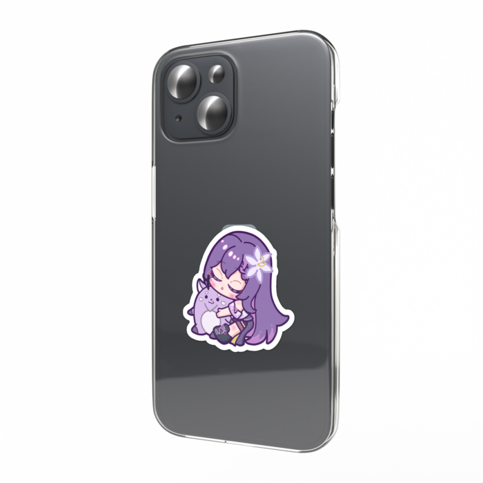 ぐっすり！スマホステッカー - W55 × H91mm 以内