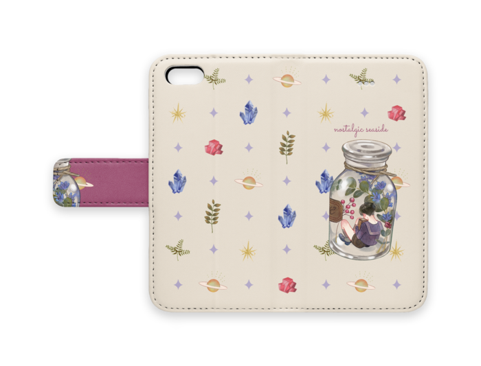 手帳型iPhoneケース - iPhone5 - ストラップ穴 なし