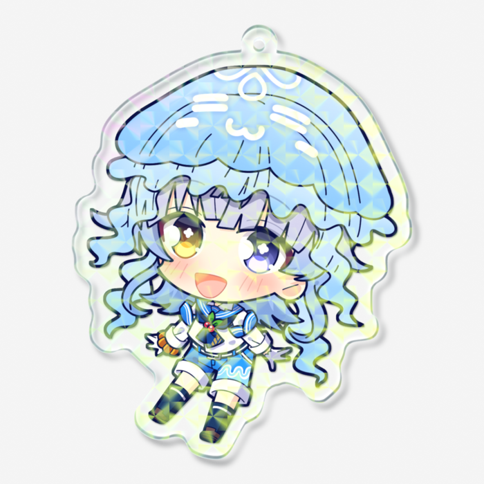 ホログラムアクリルキーホルダー - 70 × 70mm