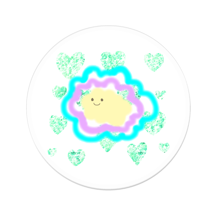 アクリルバッジ - 70 x 70 (mm)