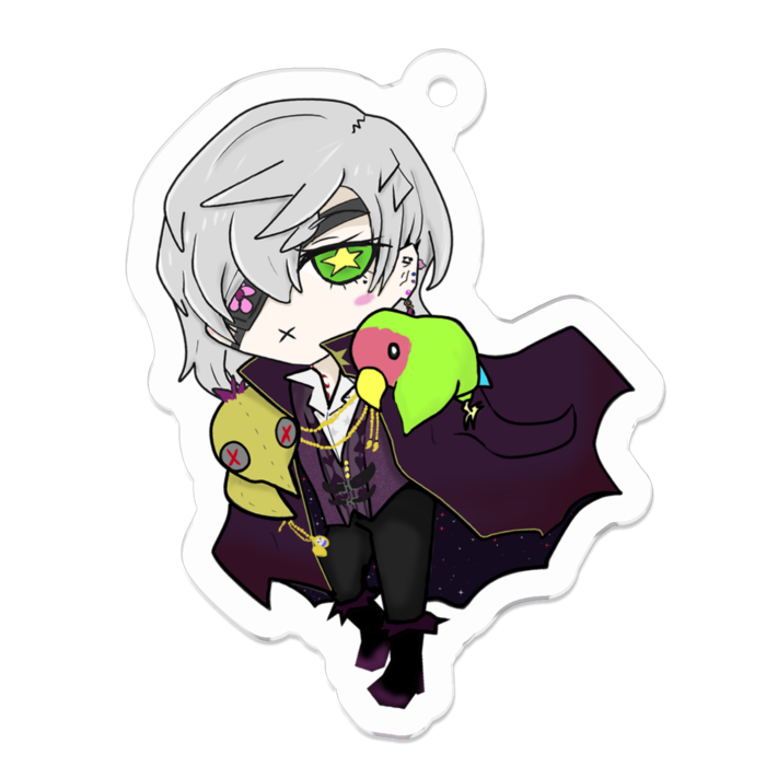 アクリルキーホルダー - 50 x 50 (mm)