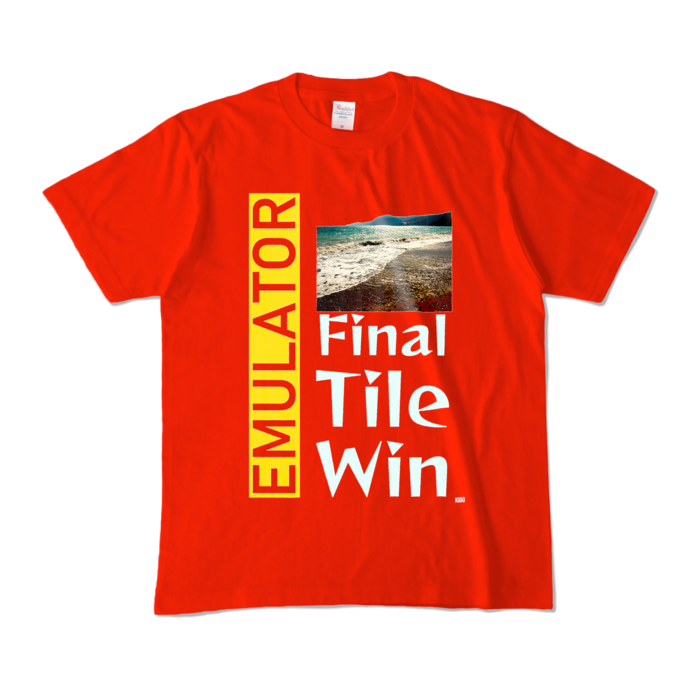 カラーTシャツ - M - レッド (濃色)