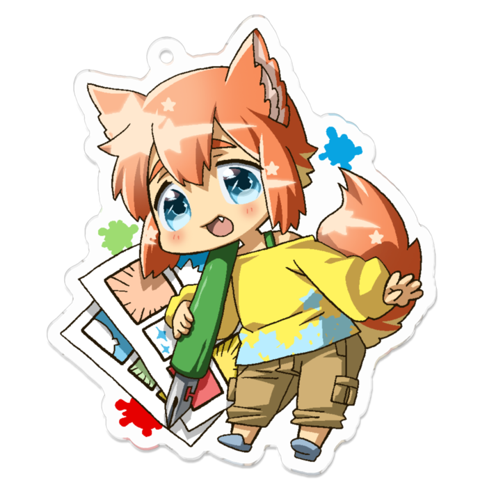 アクリルキーホルダー - 70 x 70 (mm)