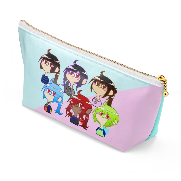 ポーチ - 長さ21.5cm / 高さ10cm - ホワイト