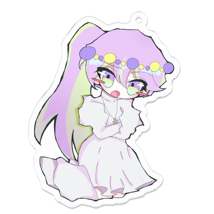 アクリルキーホルダー - 70 x 70 (mm)